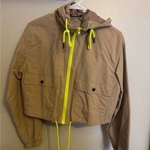 Jou Jou Beige Jacket with Subtle Accents